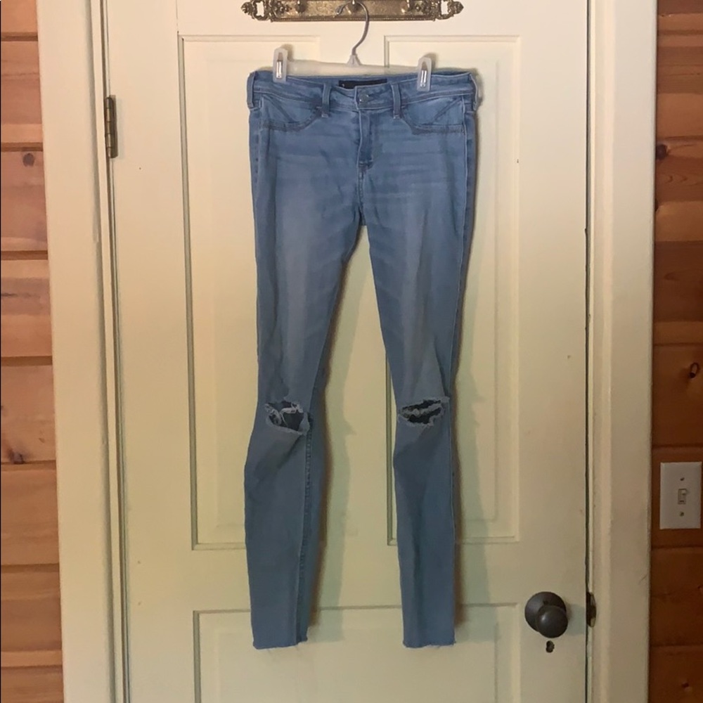 Hollister ripped jeans